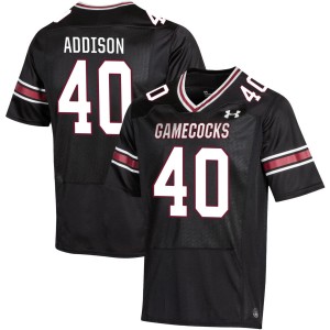 #40 Anthony Addison Gamecocks Black Men Jersey High School College Football 604921-362