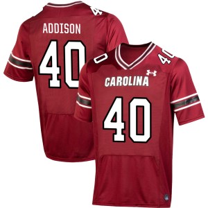 #40 Anthony Addison South Carolina Garnet Men's Jerseys Stitched College Football 934887-590