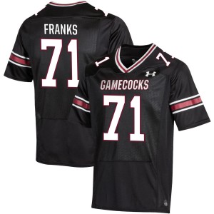 #71 Blake Franks Gamecocks Black Men's Jerseys 2025-26 College Football 113664-502