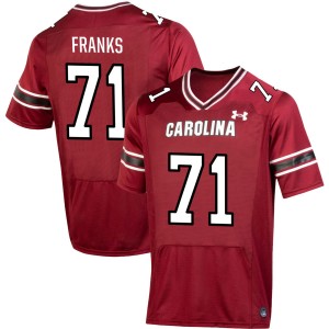#71 Blake Franks University of South Carolina Garnet Men Jersey Embroidery College Football 746526-567