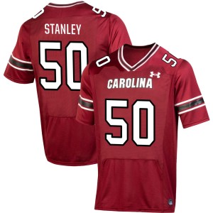 #50 Boaz Stanley Gamecocks Garnet Men's Jersey Limited College Football 966984-103