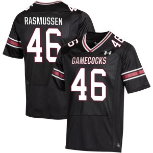 #46 Cole Rasmussen South Carolina Black Men Jersey Stitched College Football 273838-259