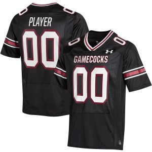 #00 Custom South Carolina Black Mens Jerseys Player College Football 805359-977