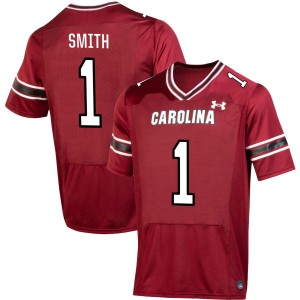 #1 DQ Smith South Carolina Garnet Men's Jersey High School College Football 695802-841