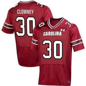 #30 Demon Clowney University of South Carolina Garnet Mens Jerseys 2025-26 College Football 653669-512