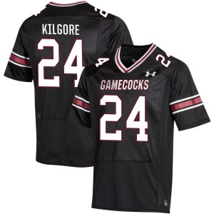 #24 Jalon Kilgore University of South Carolina Black Men's Jerseys Game College Football 968996-947
