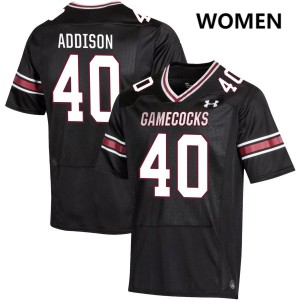 #40 Anthony Addison University of South Carolina Black Women Jerseys Game College Football 130498-272