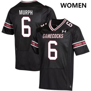 #6 Donovan Murph South Carolina Gamecocks Black Womens Jersey 2025-26 College Football 506095-336