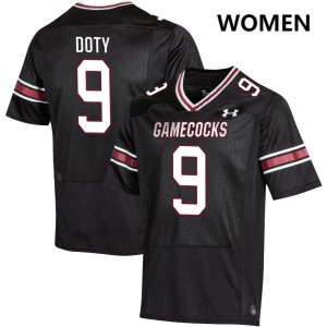 #9 Luke Doty South Carolina Gamecocks Black Women's Jersey Alumni College Football 519618-777
