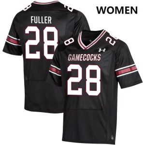 #28 Matt Fuller Gamecocks Black Women Jerseys Embroidery College Football 796170-174