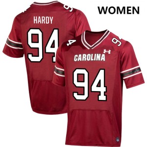 #94 Zavion Hardy Gamecocks Garnet Women Jersey Limited College Football 505727-107