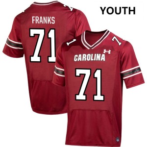 #71 Blake Franks Gamecocks Garnet Youth Jersey Alumni College Football 215500-284