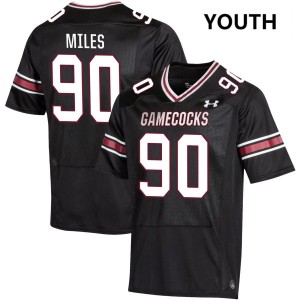 #90 Davonte Miles South Carolina Gamecocks Black Youth Jerseys Official College Football 116968-568