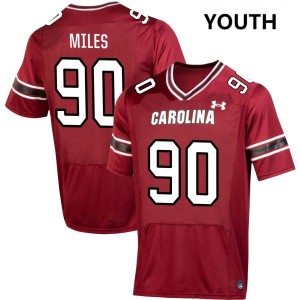 #90 Davonte Miles South Carolina Gamecocks Garnet Youth Jerseys Alumni College Football 965280-133