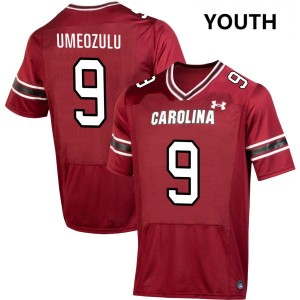 #9 Desmond Umeozulu South Carolina Garnet Youth Jerseys Official College Football 935308-978