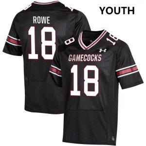 #18 Brian Rowe University of South Carolina Black Youth Jersey 2025 College Football 459227-353