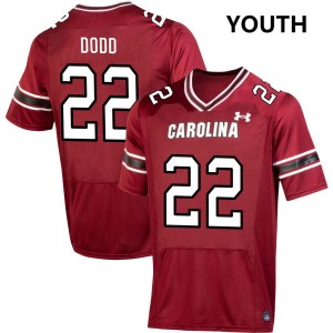 #22 Jaquavious Dodd South Carolina Garnet Youth Jersey Embroidery College Football 875101-835