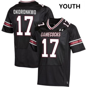 #17 Justin Okoronkwo South Carolina Black Youth Jersey Game College Football 514355-521