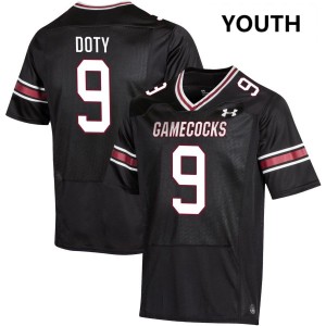 #9 Luke Doty Gamecocks Black Youth Jerseys 2025-26 College Football 739222-220